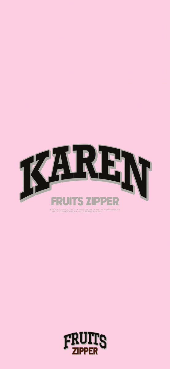 👕OSHI API壁紙第2️⃣弾】 OSHI APIシリーズの『ジップアップ