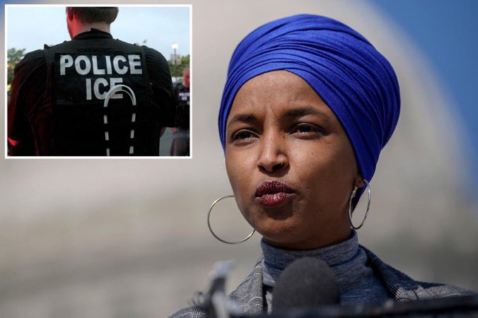 matjendav4's tweet image. She should be next ~ ~ ‘Squad’ Rep. Ilhan Omar claims her son was pulled over by ICE trib.al/ZoYavt2