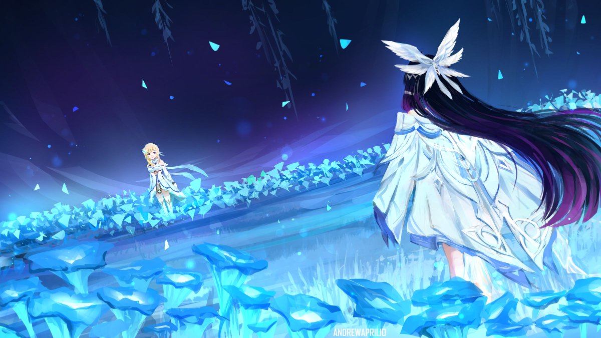 Columbina &amp; Lumina #GenshinImpact