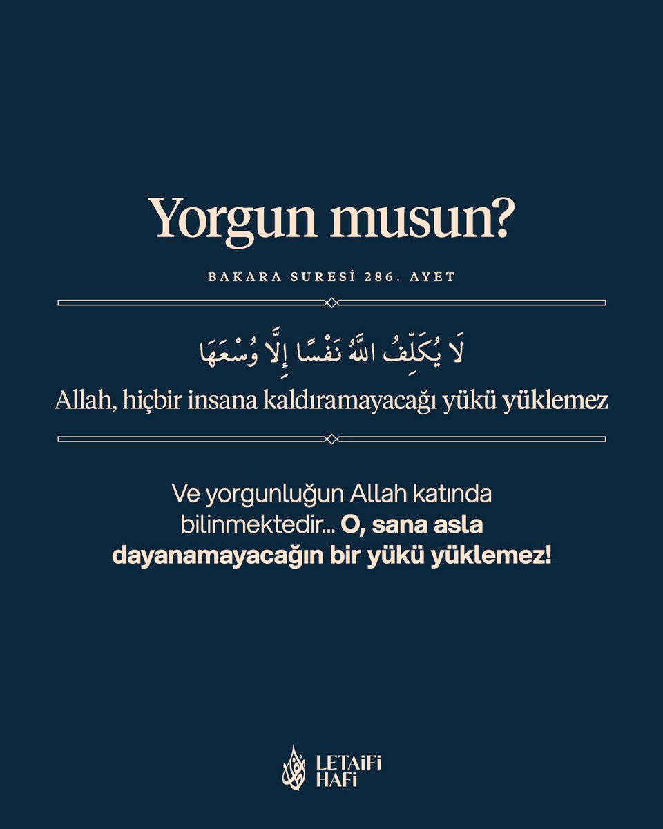 LetaifiHafi's tweet photo. Yorgun musun? https://t.co/siUJRvbuqj