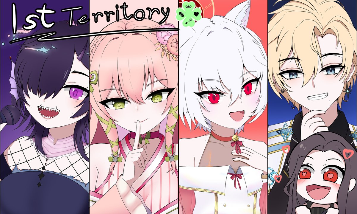 ยินดีกลับครบรอบ1ปีด้วยนะครับถึงจะช้าไปหน่อยอะนะ แอบวาดCEOของTrrมาด้วย แปะไว้แล้ว4คนขาดเจ้าของไม่ได้ 
#territoryoneyear #territory1y #EijiArto #Jan_FA #ArtForChi #Art_Sia #Vtuber #VtuberTH