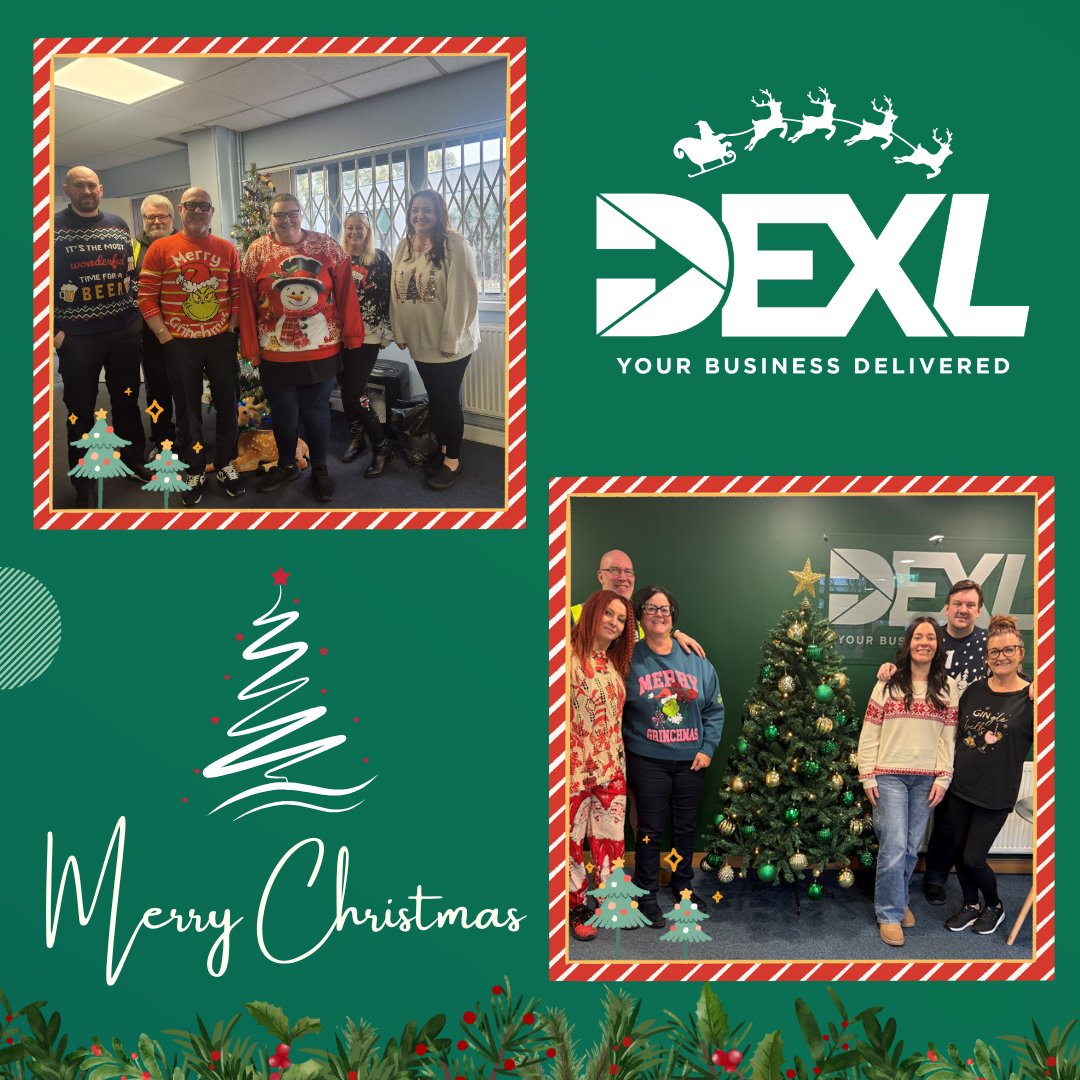DEXL_YBD's tweet photo. Feeling festive with this brilliant bunch 🎄✨

Last week the team got into the Christmas spirit with their best (and boldest!) Christmas jumpers, plenty of laughs, and great vibes all round.

Wishing everyone a Merry Christmas from all of us! 🎅🎁 https://t.co/51A0FrMAQR