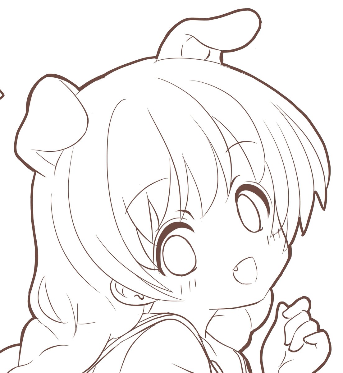 あっきー14歳もだいぶ顔が変わっちゃったので 左の初代は描き直さ