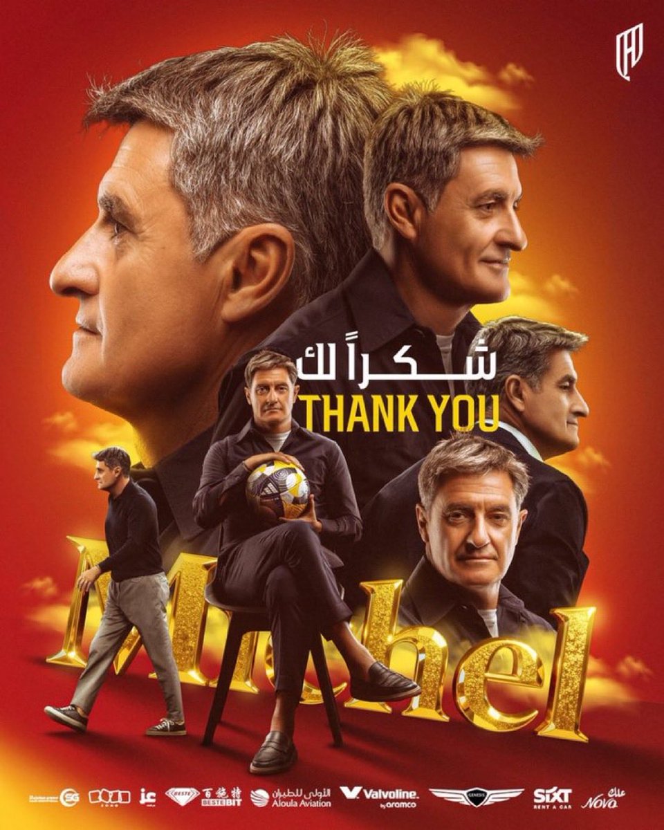 أتقدم بالشكر الجزيل للمدرب #ميشيل_غونزاليس على الفترة التي قضاها معنا وعلى دوره الكبير في بداية هذا المشروع، وما قدمه من عمل وجهد أسهما في تحقيق مستويات ونتائج مميزة. كانت مرحلة مليئة باللحظات الجميلة مع الفريق، متمنياً له كل التوفيق في محطته القادمة
#القادسية