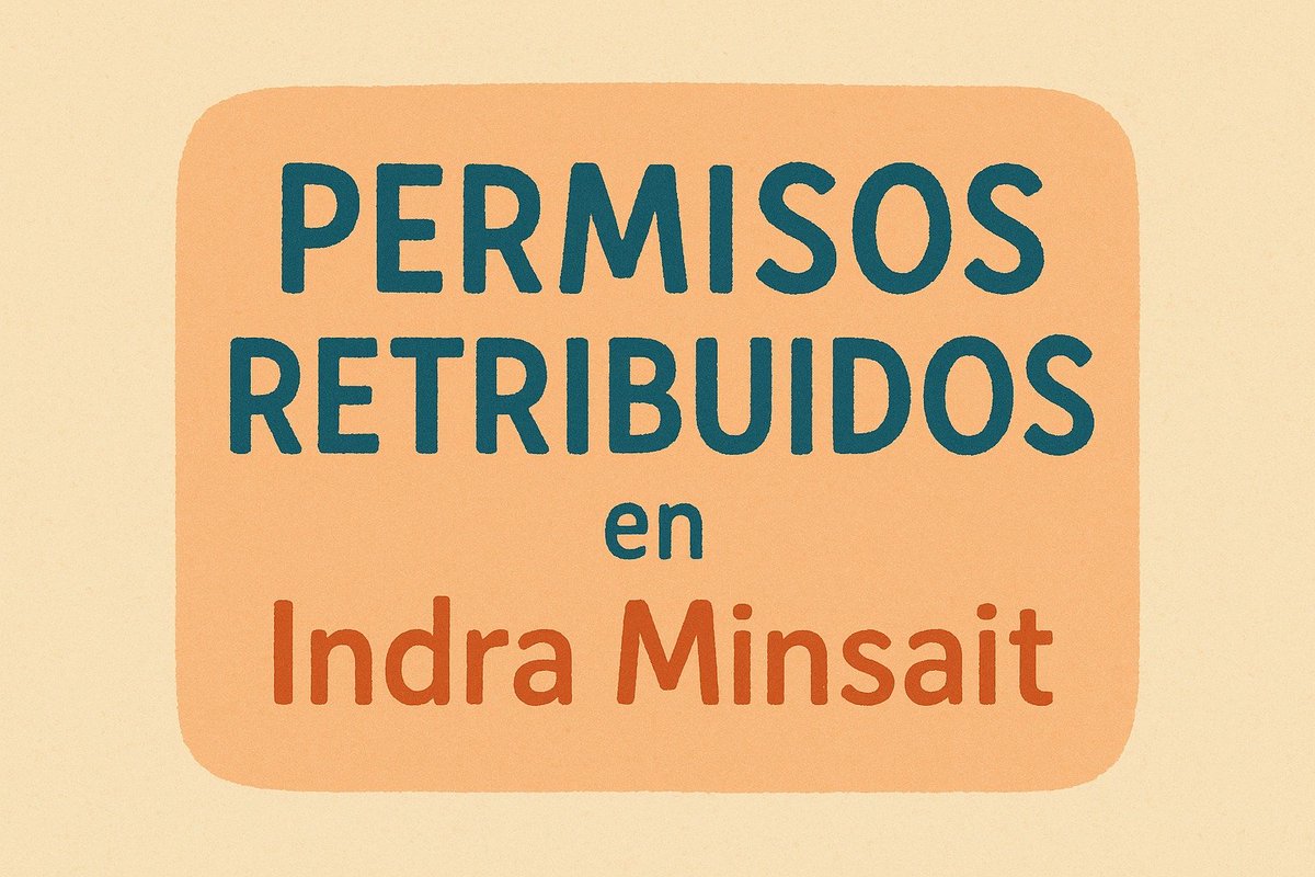 Buenos días 🌞
Desde <a href="/USO/">lydia</a> en <a href="/minsaitbyindra/">Minsait</a> Os enviamos el último comunicado📰informativo sobre *Permisos*.
Nos parece importante ‼️que tengáis un lugar donde consultarlos, de una manera rápida.👇
indraminsait.usoindustria.org/permiso-retrib…
Un Saludo 👋