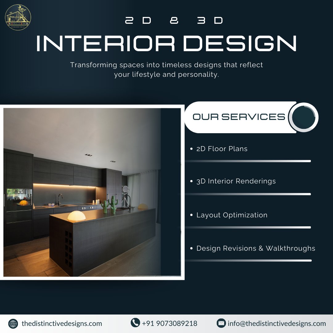 DesignsThe16785's tweet photo. Transform your space with expert 2D &amp; 3D interior design.
From detailed floor plans to realistic 3D renderings and layout optimisation, we design interiors that reflect your lifestyle and personality. 
📞 +91 9073089218  
🌐 https://t.co/BqG4WxpsVt https://t.co/9JLnLKd28s
