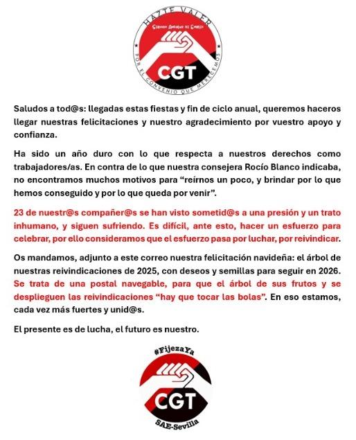 FijezaYa CGT-SAE Sevilla tweet media