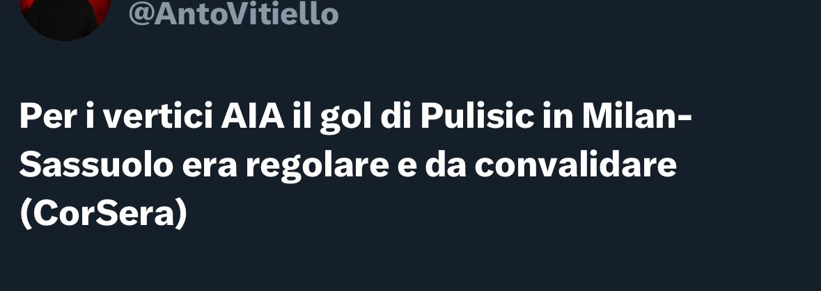 SauroFan's tweet photo. @SimoneTogna Tutti a dire che il gol è regolare pure marelli grande giornalista https://t.co/aTk8646qwJ