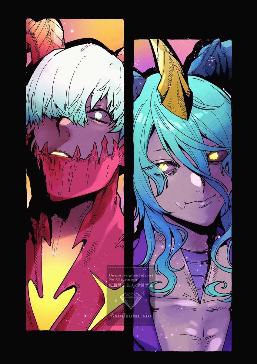 sodium_sio's tweet image. #メンテだしとにかくあなたの絵が好きって思ってくれるひとと出逢うために自分の推しイラストをそっと置いておく
アルカディアたのしみ～👊💥