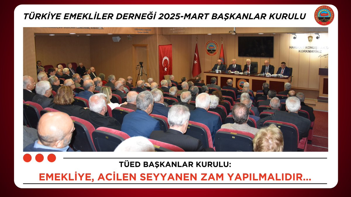 Emekli açken;
- Siyaset yapılmaz,
- Hamaset yapılmaz,
- Demagoji yapılmaz...

ÇÖZÜM ARANIR...
Emekli; seyyanen zam istiyor, ABO'nun yeniden %70 olmasını istiyor, Ek ödemelerin %4-%5'den %10'a çıkarılmasını bekliyor, İNTİBAK yasasının derhal parlamento gündemine alınmasını