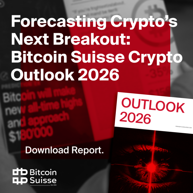 BitcoinSuisseAG's tweet photo. We predicted 2025 with 75% accuracy. Now find out why steeper rate cuts could unleash a cross-asset bull run that sends Bitcoin to $180K.