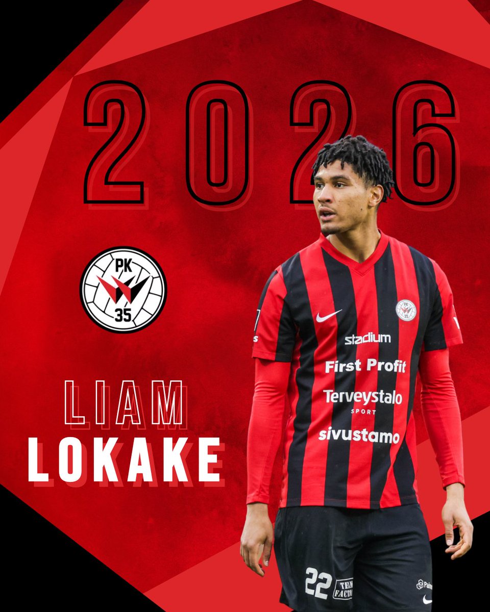 ✍️ Liam jatkaa! 🔴⚫

PK-35 ja puolustaja Liam Lokake ovat solmineet sopimuksen myös kaudesta 2026. Tuleva kausi on Lokakelle kolmas PK:ssa.

➡️ Lue lisää: edustus.pk-35.fi/miehet-edustus…

#YksiYhteinen #Ykkösliiga