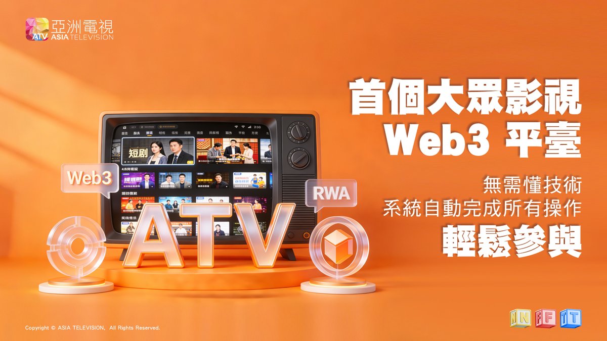 ATVSHORT's tweet photo. 🎬 一键参与影视投资与版权共享
🔗 系统自动处理所有技术环节
📈 真正降低行业参与门槛
让每个影视爱好者，都能成为产业的共建者。
#Web3影视 #大众化科技 #影视创新 #去中心化娱乐 #数字资产 #区块链影视 #全民制作人 https://t.co/ldflgmBboA