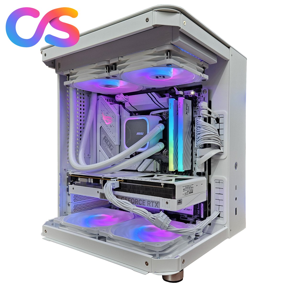 comshine_pc's tweet photo. 인텔 245KF + RTX5060, 존스보 TK-1 화이트 미니 PC 완성 🤍 수랭쿨러부터 파워까지 올 화이트 통일 잘만 AF120 4개로 완벽한 에어플로우 구성 작지만 강력한 FHD~QHD 게이밍 머신
#컴샤인 #화이트PC #미니PC #인텔245KF #RTX5060 https://t.co/5Dg4gOqKfa
