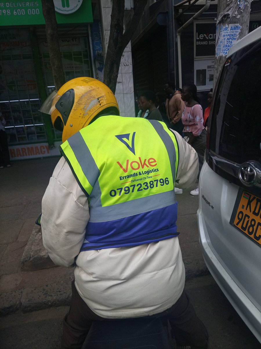 🟩 Voke Errands &amp; Logistics 🟩
Your trusted partner for all errands &amp; logistics needs.

📌 What we do:
✅ Deliveries
✅ Drop-offs &amp; Pick-ups
✅ Banking &amp; Postage
✅ General Shopping
✅ Price Confirmation
✅ Parcel Delivery &amp; more

📞 Call/WhatsApp: 0797238796
📍 Nairobi &amp; Beyond