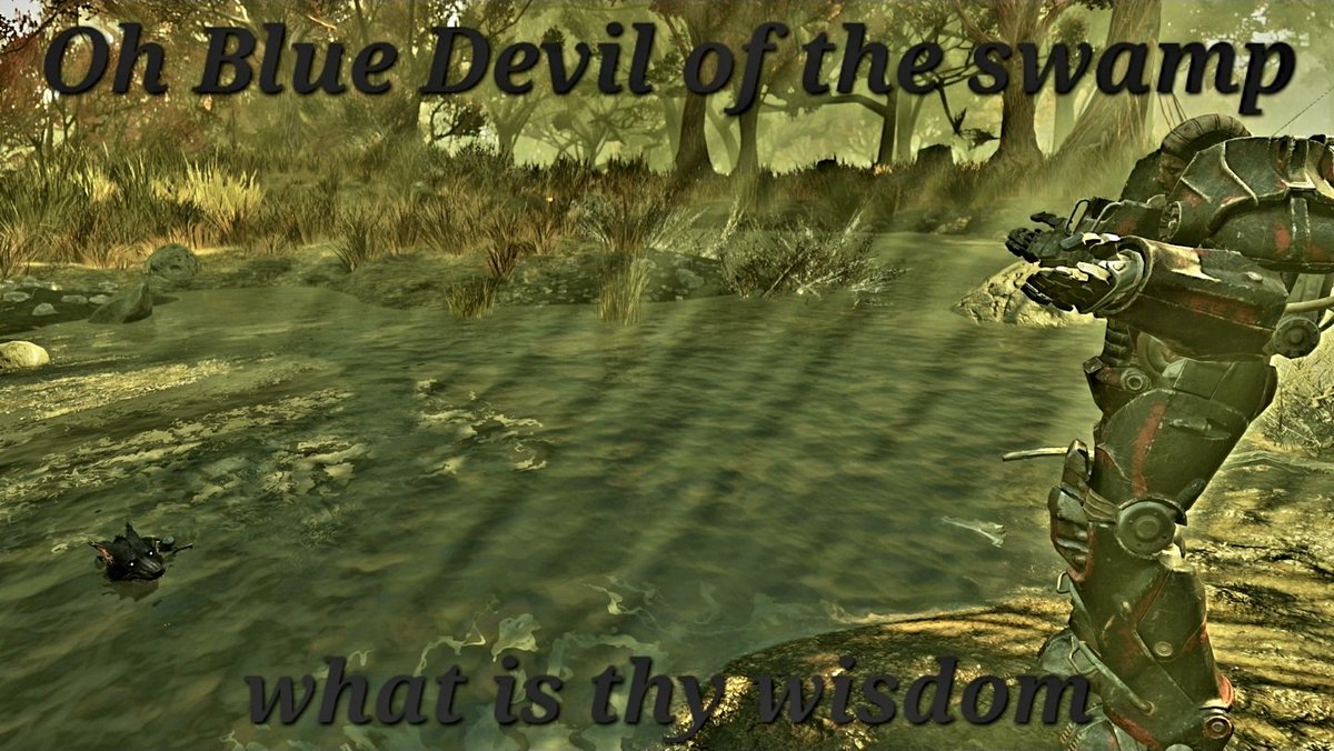 TurianWaifu's tweet image. //Me and the bois being dumb on Fo76