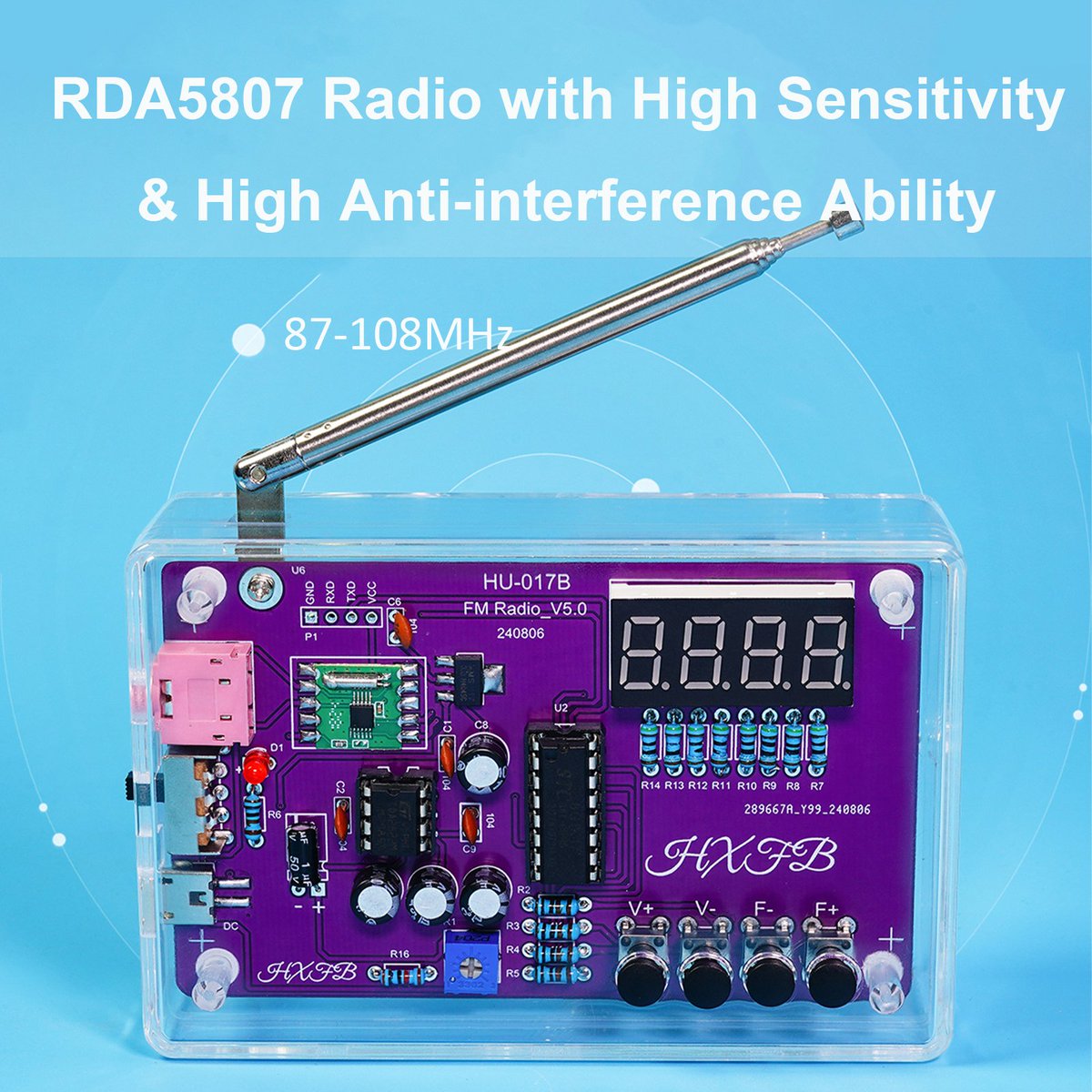 dw5741885212888's tweet image. A cool portable radio, which can ve created by yourself.
#elctronic kit #diy soldering kit