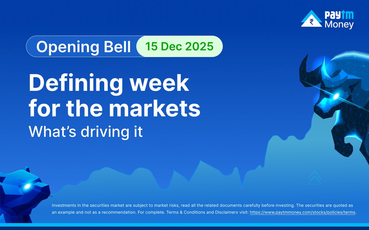 PaytmMoney's tweet photo. 🚨 A packed week ahead for the markets.

From global rate decisions to India–US trade talks and key economic data.

Here’s what investors are tracking 👇👀

#StockMarket #MarketsUpdate https://t.co/TtxG31EgRT