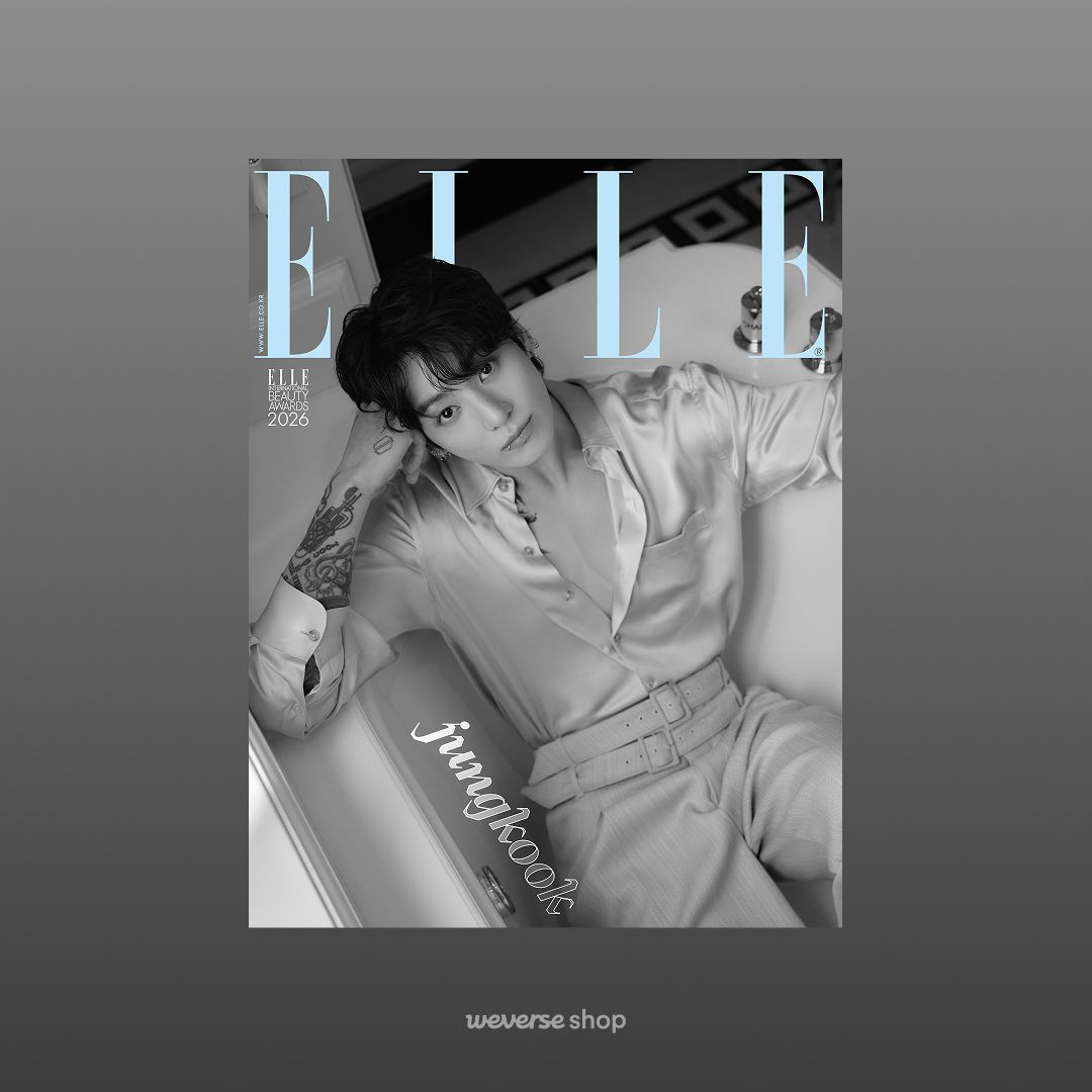 <a href="/bts_bighit/">BTS_official</a> 🔊Pre-order "ELLE (January 2026)"

Don't miss out on the "ELLE" January 2026 issue featuring the cover photo of #BTS #JungKook now on #WeverseShop 
☑️ Buy SET and get a 5% off

📅Pre-order: Mon, Dec 15, 3:00 PM - until sold out (KST)
🛒Weverse Shop : go.weverse.io/qt3S/0yz9gz4w