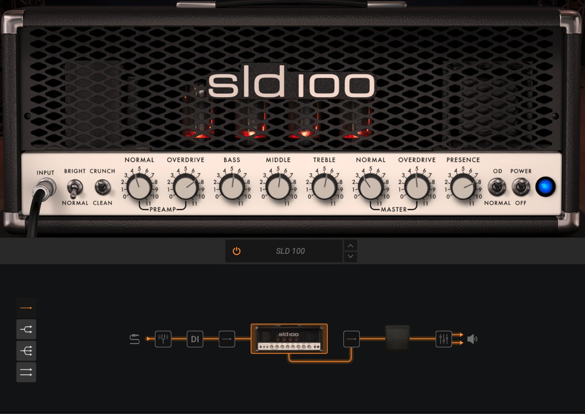 EVA_EMIS's tweet image. 友人からHX STOMPのモデリングアンプは機種によって位相が変わっていると聞いて、そうなの？と思いAmplitube5のアンプを調べてみると確かに変わる、実機とも異なる位相だが。sld100はCH切替でも変わりました。POD HD時代は変わらなかったような・・・。いつもMIX時に気づくそう、きちんと調べないと。