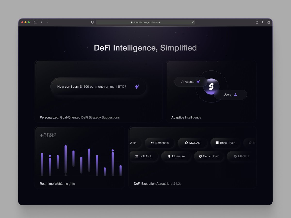 uiuximran's tweet photo. DeFi Intelligence – DeFi Website Design
#DeFiIntelligence #DeFi #DeFiWebsiteDesign #Website #WebDesign https://t.co/ph50ro9aid