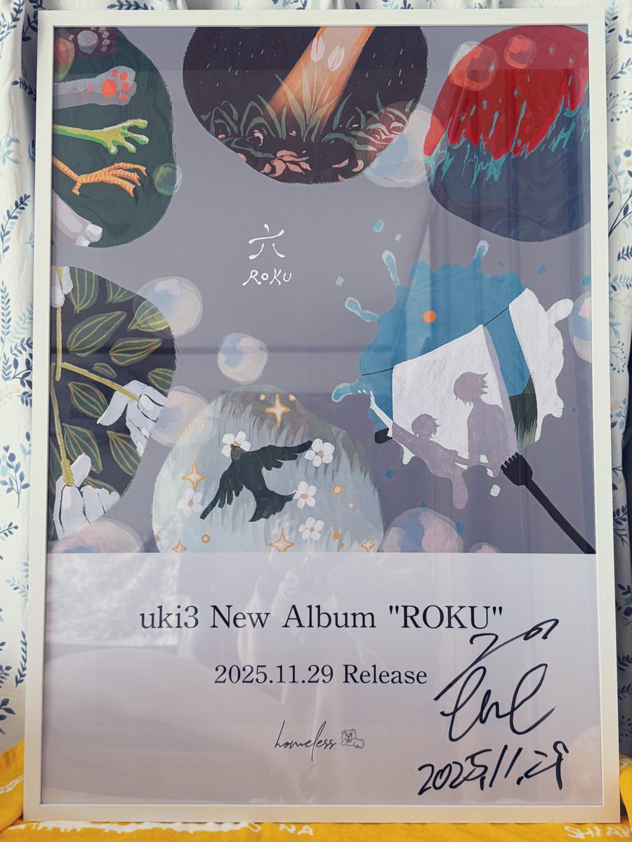 corriedale_lamb's tweet photo. まともな休みが取れてなかったこともあり大変今更にはなってしまったのですが、ボーマスで頂いた六ポスター載せておきます、、
写真下手くそなので写り込み多くて申し訳ない🥲
 #有機酸 #ボーマス61 https://t.co/84tCKdY6Rq