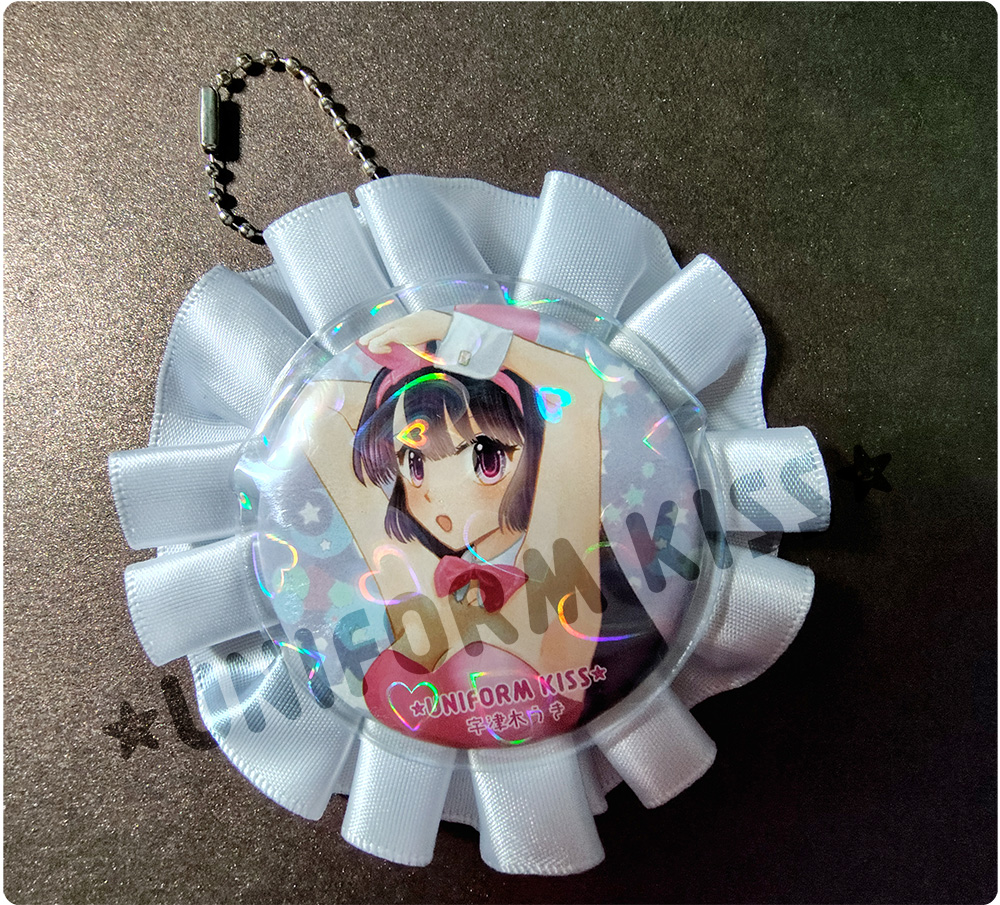 缶バ 新作のロゼッタキーチェン缶バッチがめちゃくちゃかわいいのでご自慢し