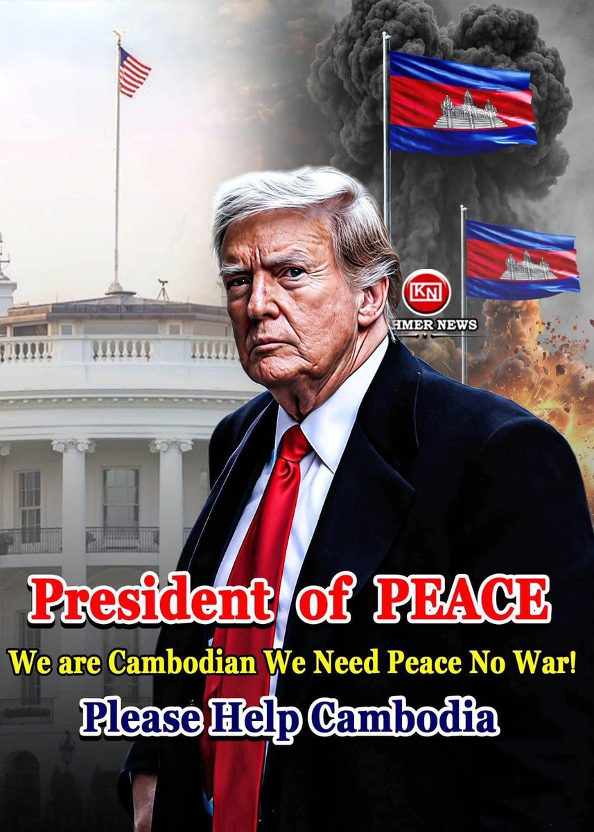 Keavan09787429's tweet photo. Thailand is still attacking Cambodia
Please the international community help Cambodia . Cambodia needs peace https://t.co/AcvbCZbifP