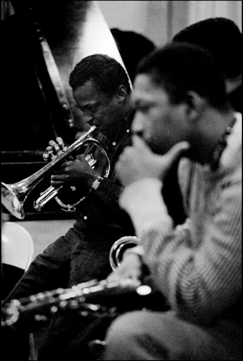SVG__Collection's tweet image. Miles Davis &amp;amp; John Coltrane