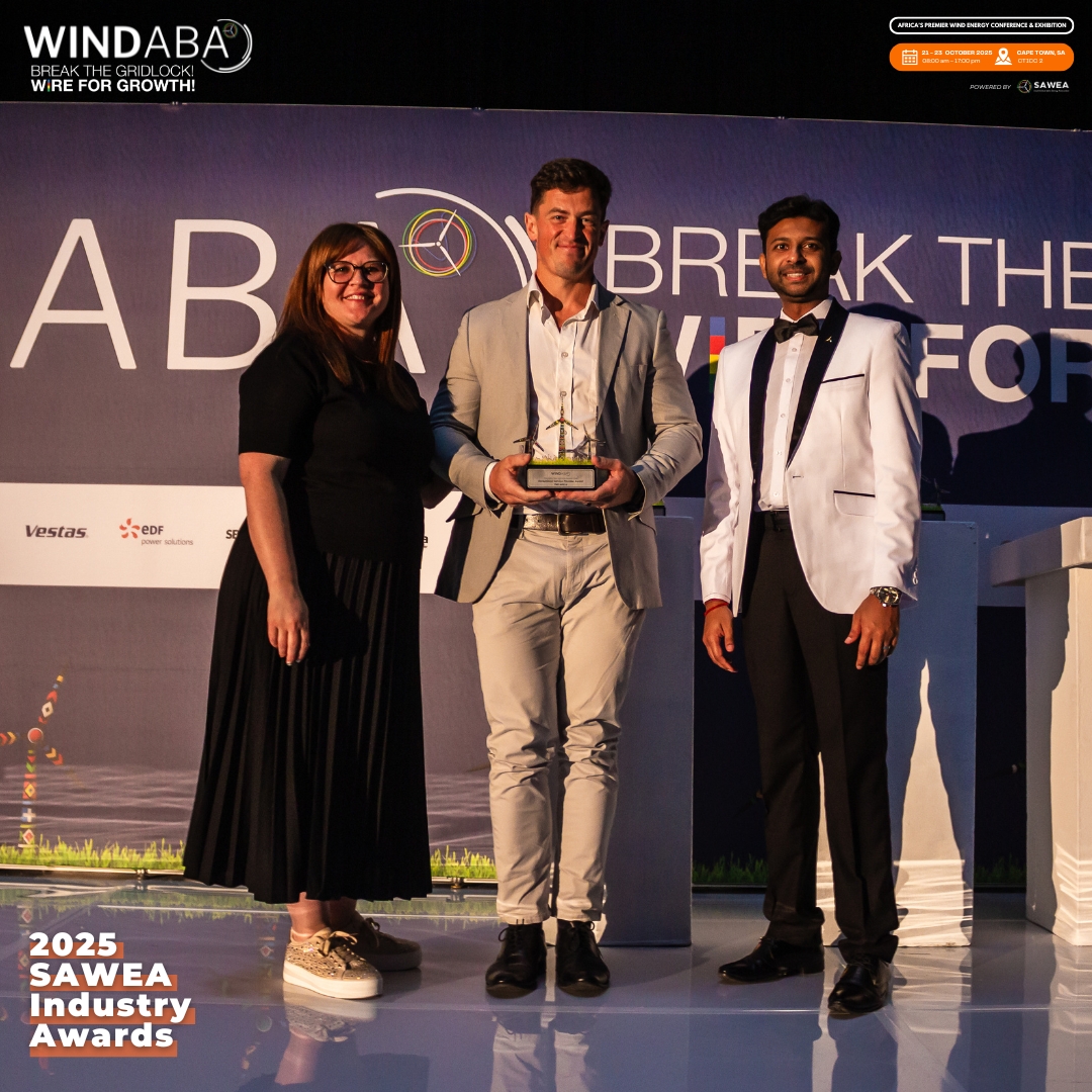 Exceptional Service Provider Award
Windaba Conference &amp; Exhibition 2025

This week, we celebrated <a href="/TNEIServices/">TNEI</a> Africa, the recipient of the Exceptional Service Provider Award, a team whose contribution to South Africa’s wind industry went far beyond service delivery.

They