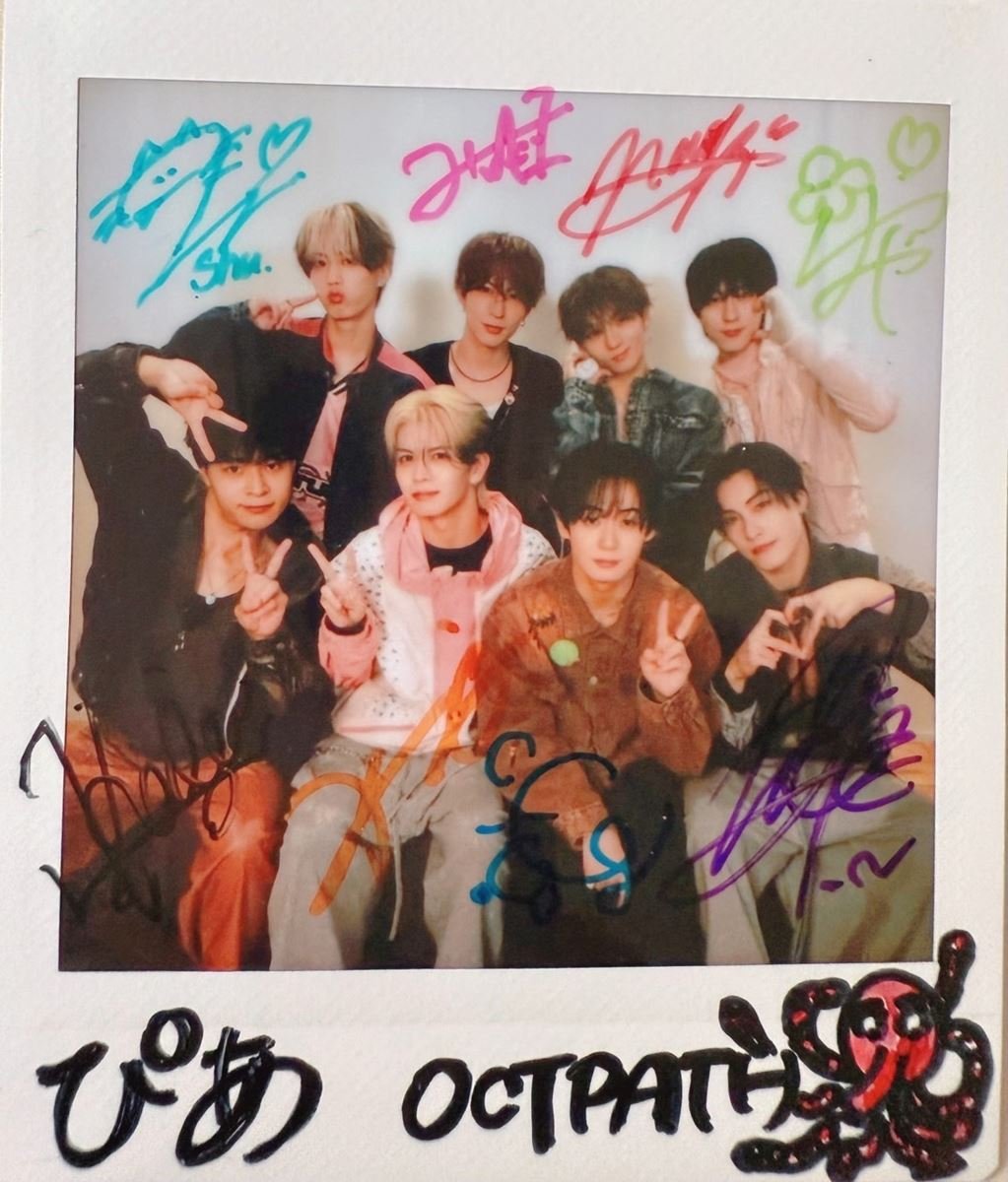 【匿名配送】bright astro stuffs サイン入りポラ OCTPATH のサイン入りポラを1名様にプレゼント！🎁 【応募方法】 ①本