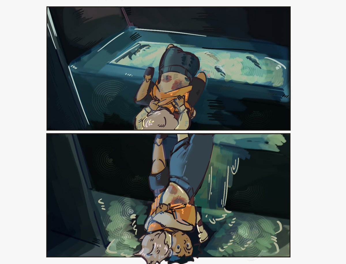 More movie redraws because I have a problem. Or two. Yes it's still monster 2023.

[#digitalart #illustration]