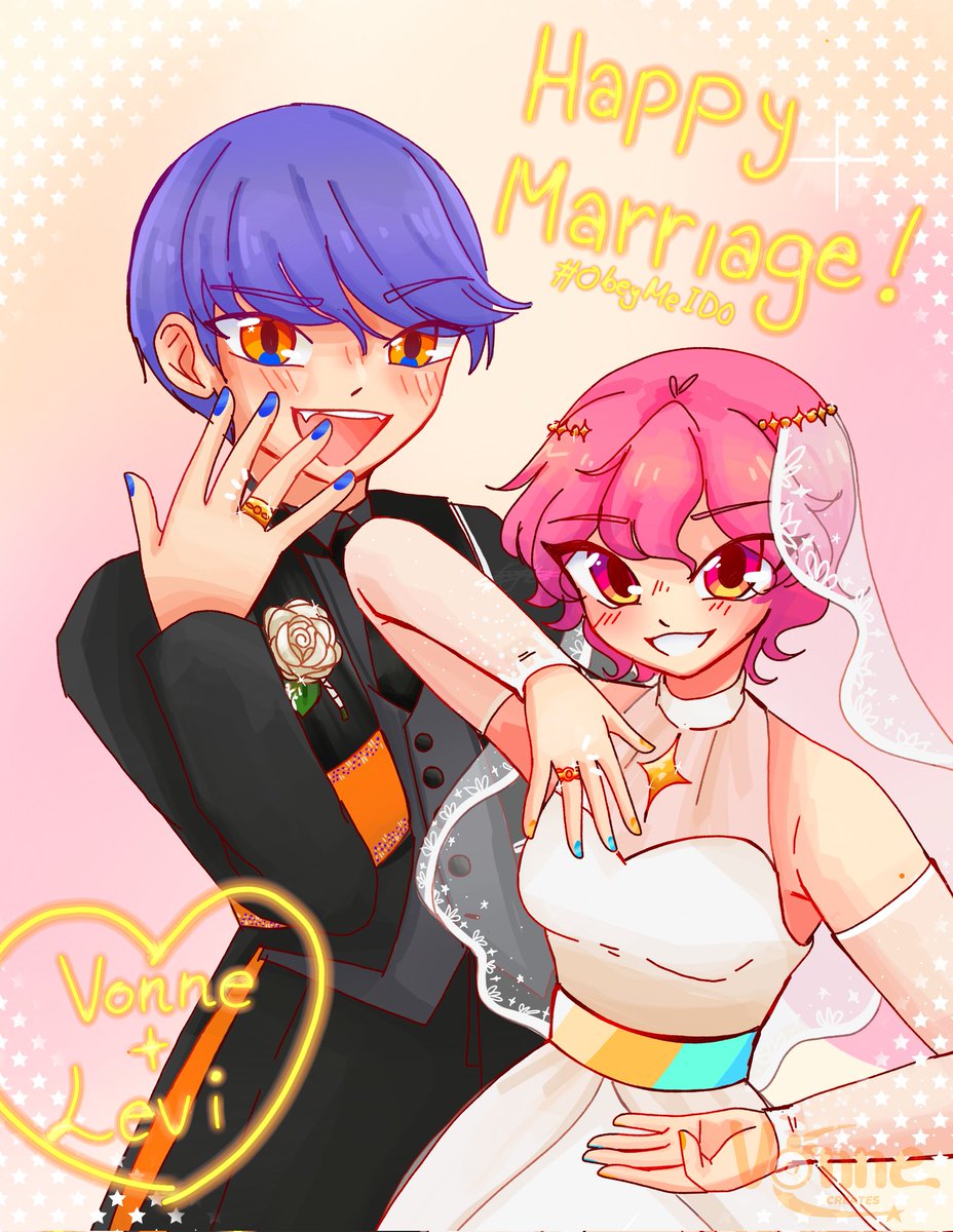 Vonne_creates's tweet photo. ๐งก Officially married to Levi, yay!!! ๐งก
#obeymefanart #ObeyMeIDO #ObeyMe #ObeyMeMC #BySung https://t.co/4gqyp8gxBF