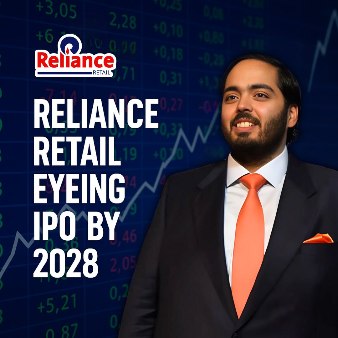 business_t14644's tweet image. Reliance Retail is reportedly planning an IPO by 2028, aiming to unlock major value and strengthen its leadership in India’s fast-growing consumer market. A strong vote of confidence in India’s retail story and long-term growth.

#RelianceRetail #IPO #RetailRevolution #Markets