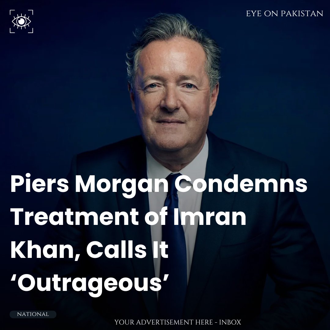 برطانیہ کا سب سے مقبول صحافی اور براڈ کاسٹر بھی عمران خان کے خلاف ٹارچر پر بول اٹھا۔