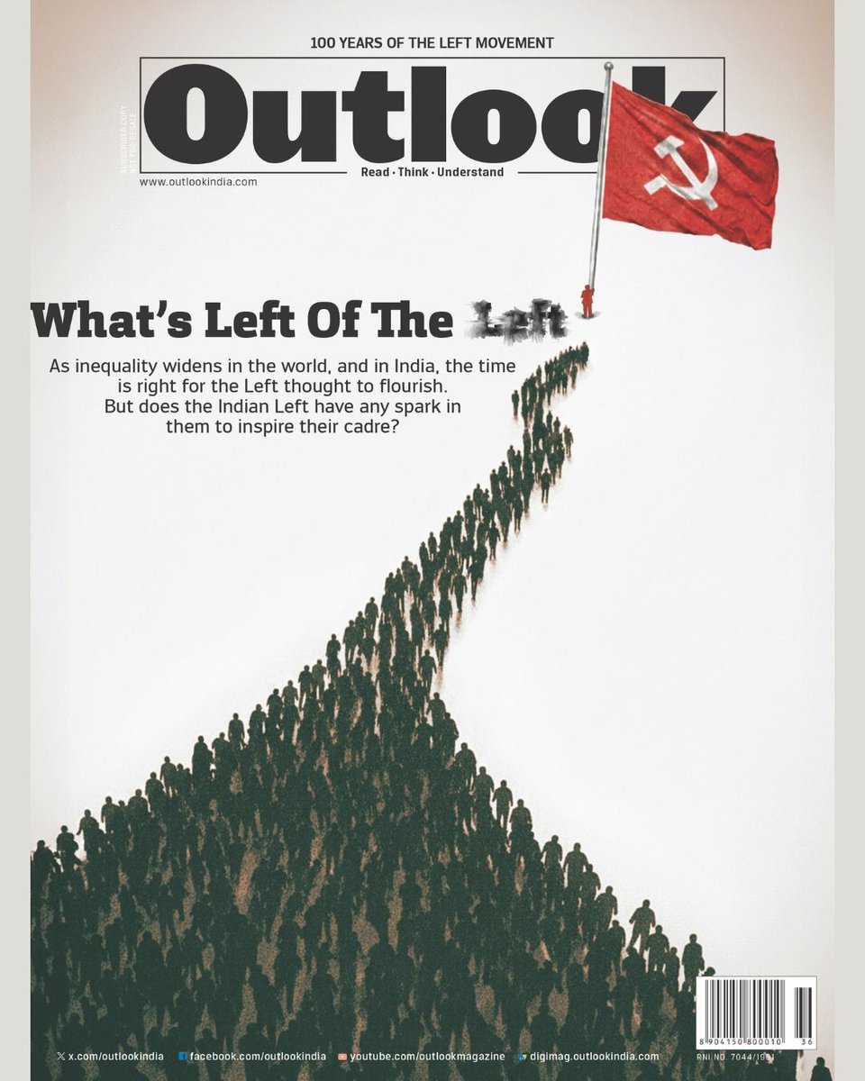 Outlookindia's tweet photo. Amir Ali writes. He teaches at the Centre for Political Studies, JNU, New Delhi.
Second cover: Vikas Thakur
Cover: Saahil
#Muslims #Left #LeftParty #CPIM #Muslims #LeftPolitics
Read the full story here: https://t.co/DayZu1jtFt https://t.co/QPgXeGxbGN