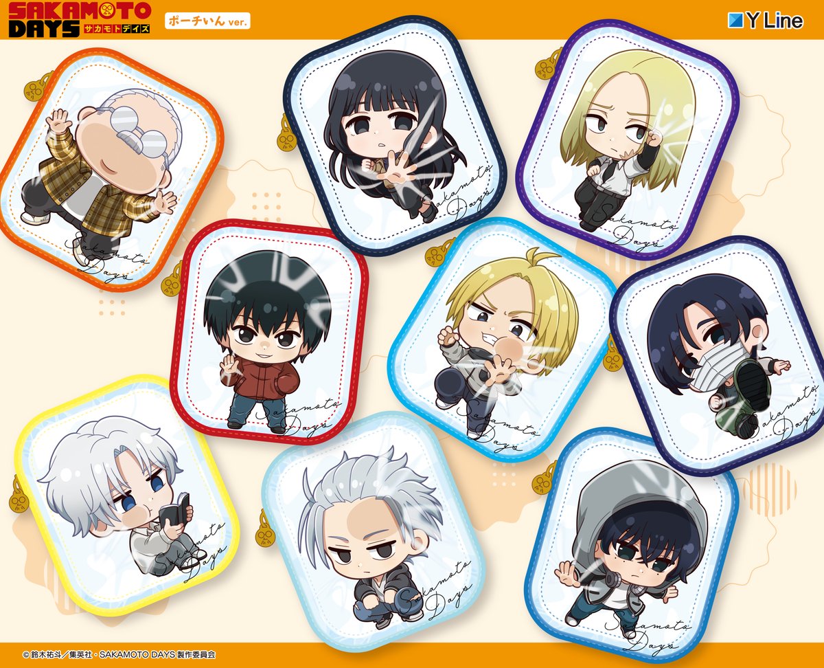 サカモトデイズ WEGO コラボ トレーディング シャカっと開くキー ポーチいん サカモトデイズ WEGO コラボ トレーディング シャカっと開くキー