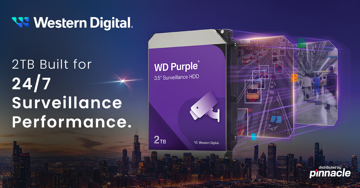 Built to perform when it matters most.

The #WD Purple 2TB Surveillance #HDD is engineered for 24/7 reliability, ensuring smooth, uninterrupted recording for your security systems.

✔ Optimised for surveillance workloads
✔ Reliable, always-on performance
✔ Ideal for CCTV &amp;
