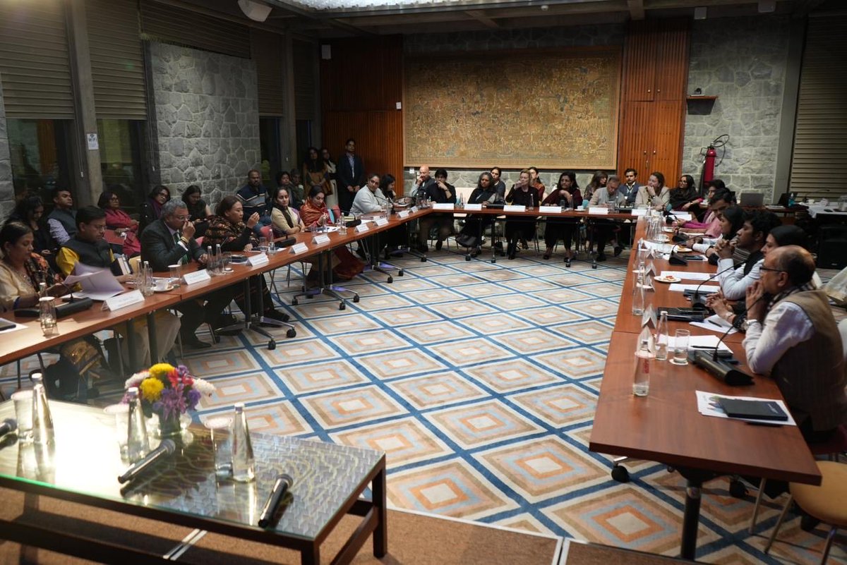 Attended <a href="/unwomenindia/">UN Women India</a> ’s Roundtable on Women’s Online Safety with fellow parliamentarians. Productive discussions with <a href="/Meta/">Meta</a> on deepfakes, non-consensual imagery and synthetic data amid <a href="/GoI_MeitY/">Ministry of Electronics & IT</a> ’s IT Rules amendments.

#ArtificialInteligence #deepfakes #WomenSafety