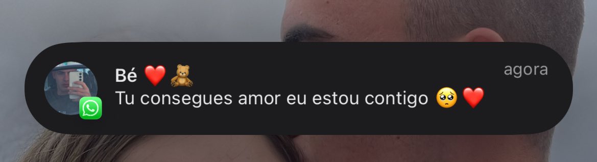 Obrigada por tudo, amor 🥺