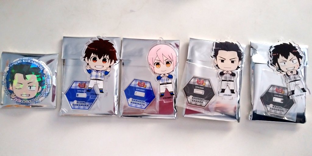 交換】ダイヤのA actⅡ オールスターゲームⅣ 缶バッジ アクリル