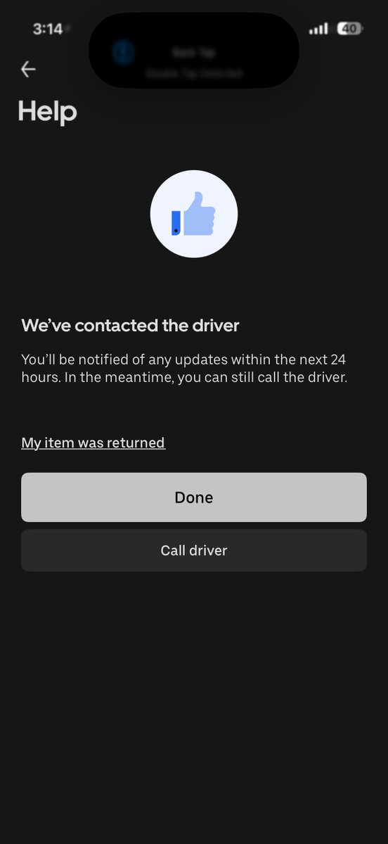 manohr's tweet photo. @UberIndia @UberIN_Support   Don't you have a responsibility to follow up and update post below message? Your driver was contacted by me - was in possession of my AirPods - when confronted that I can see his location- sabotaged the device, stopped answering calls. Pathetic! https://t.co/ILOrfCZoHi