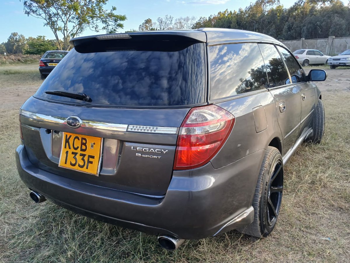 Legacy B sport Turbo 
2000cc 
Automatic triptronic transmission with paddle shifters .
SI drive 
Android Infotainment .
17inch 9j offset rims 
Aftermarket grill

Ksh 900,000 Neg

0783 619 906