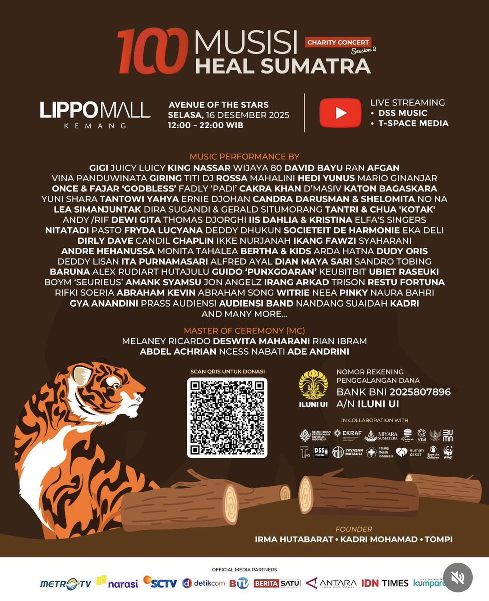 Besok Selasa, 16 Desember 2025, di <a href="/LippoMallKemang/">Lippo Mall Kemang</a>. Hadir dan berdonasi yuk.