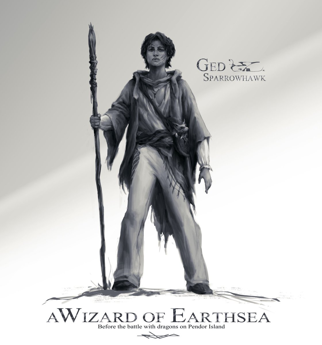 REMON84art's tweet photo. ged, from the earthsea series
Really like the story, tried to design this famous wizard from my imagination 
#Earthsea https://t.co/mpGKKIWQfh