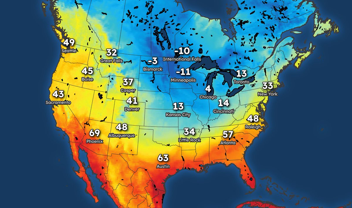 WxCustomize's tweet image. Playing around with some QGIS mapping. It’s a chilly evening out there… according to the 00z GFS initialization