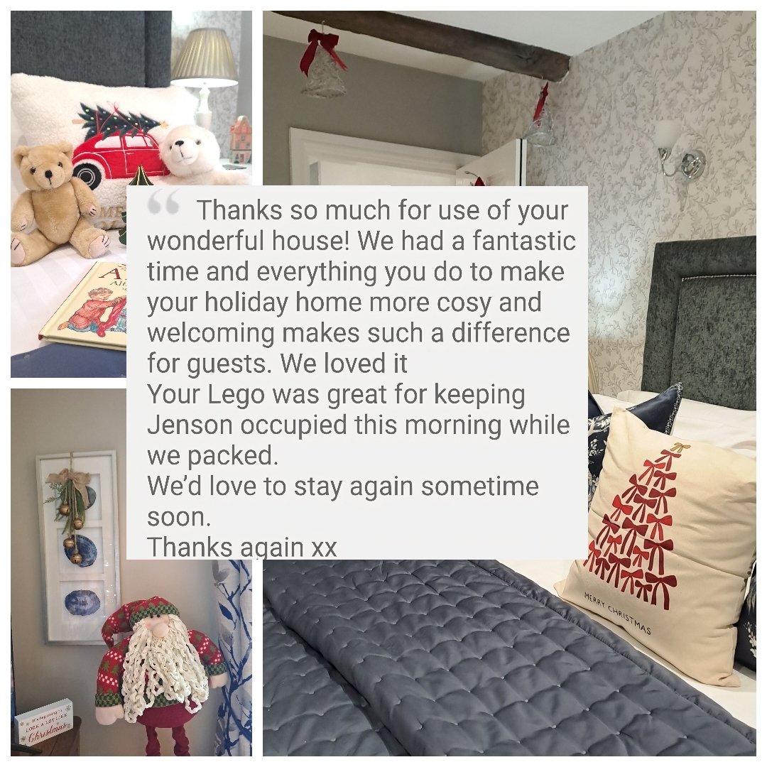 Messages like these from our guests truly mean so much to us ♥️
#specialtouches
#happyguests
#familyholiday
#holidaylet
