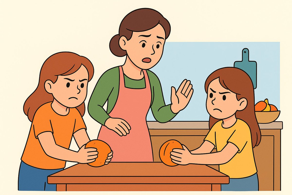 📘 A Lesson from an Orange 🍊

Two sisters fought over one orange. Their mother split it in half—fair, but inefficient. Later, they realized one needed only the juice, the other only the peel. If they had shared their needs, both would have gained fully—without waste.

📚