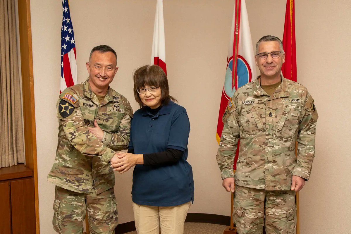米陸軍工兵隊日本地区に所属し、清掃関連の業務を28年間続けてこられた