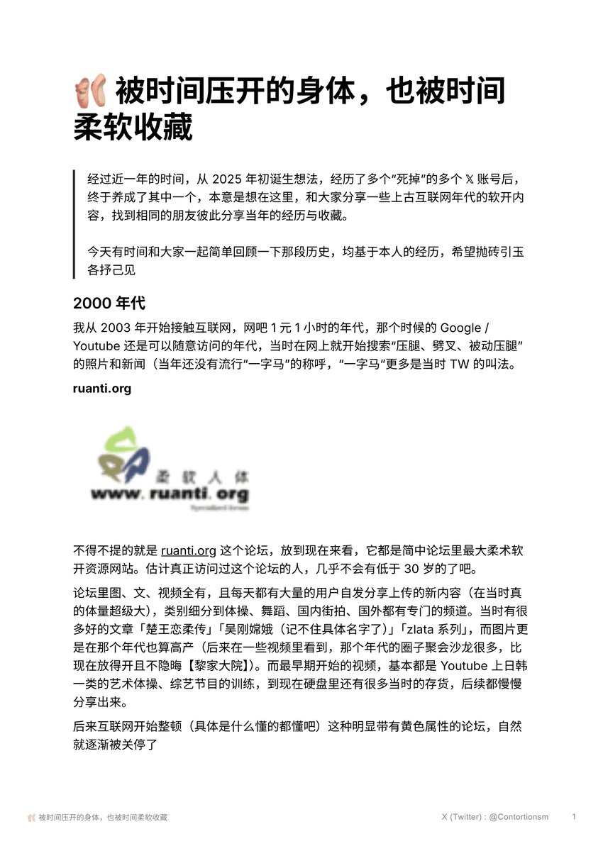 Contortion Museum tweet media